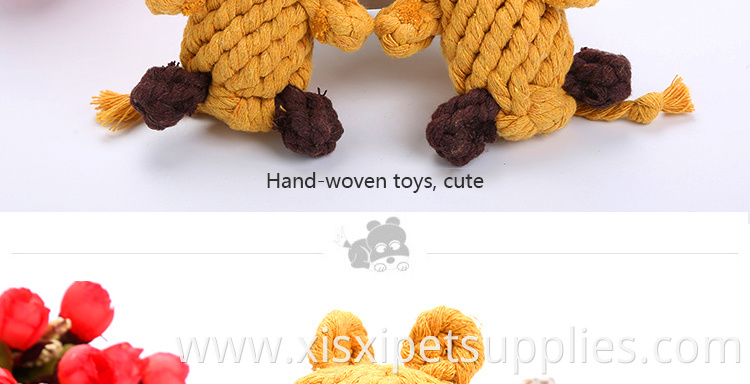 Cute mouse Models Cotton Pet Toys for Teath Dog Rope Toy